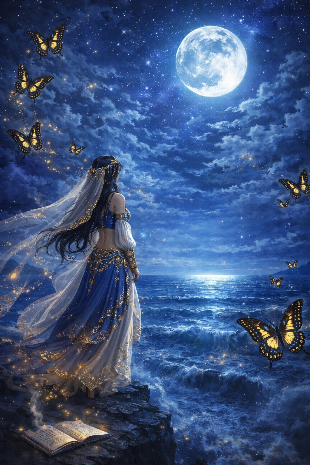 生成AIで、ある曲の歌詞を1枚のイメージ画像にしてもらうトピ