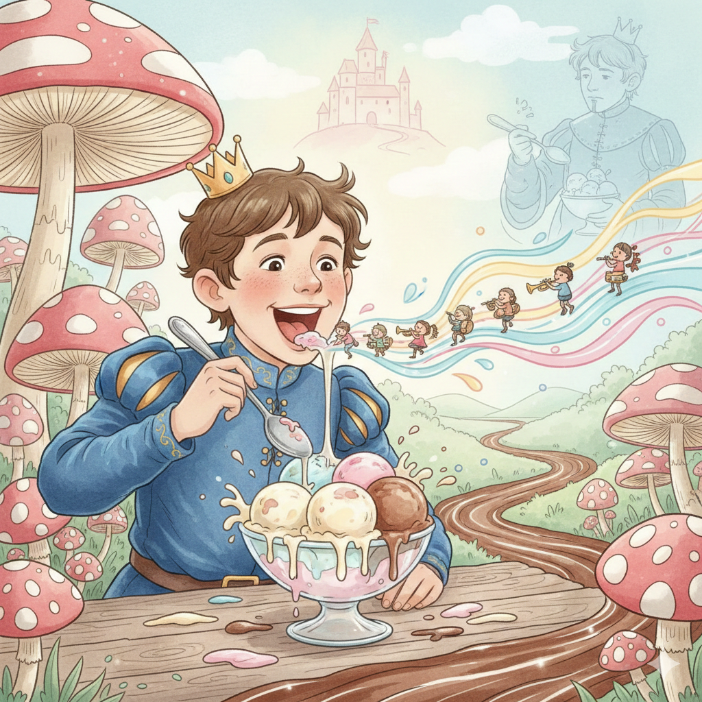 生成AIで、ある曲の歌詞を1枚のイメージ画像にしてもらうトピ