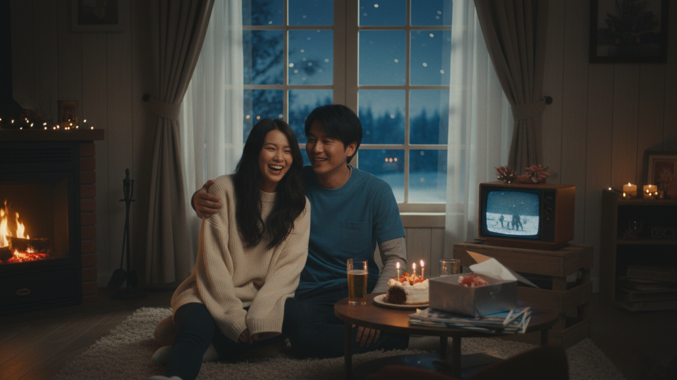 生成AIで、ある曲の歌詞を1枚のイメージ画像にしてもらうトピ