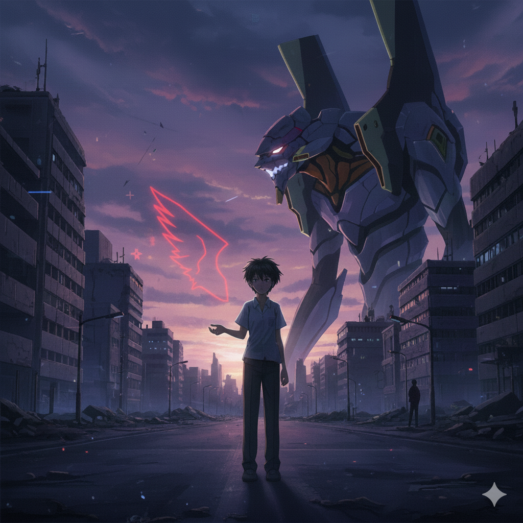 生成AIで、ある曲の歌詞を1枚のイメージ画像にしてもらうトピ