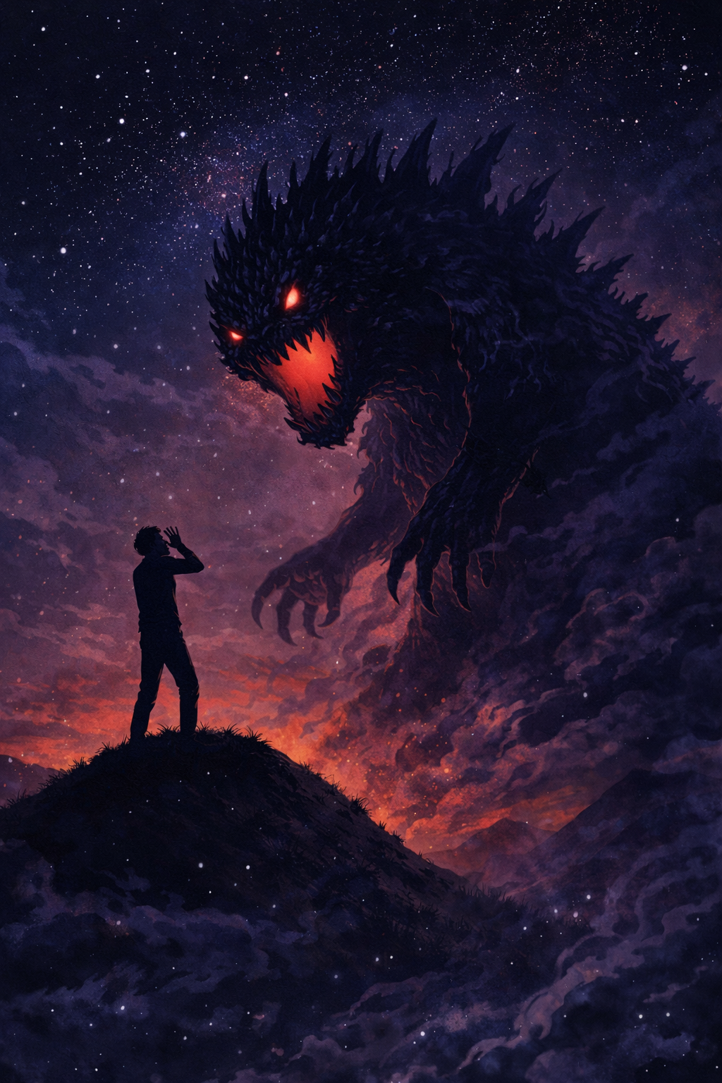 生成AIで、ある曲の歌詞を1枚のイメージ画像にしてもらうトピ