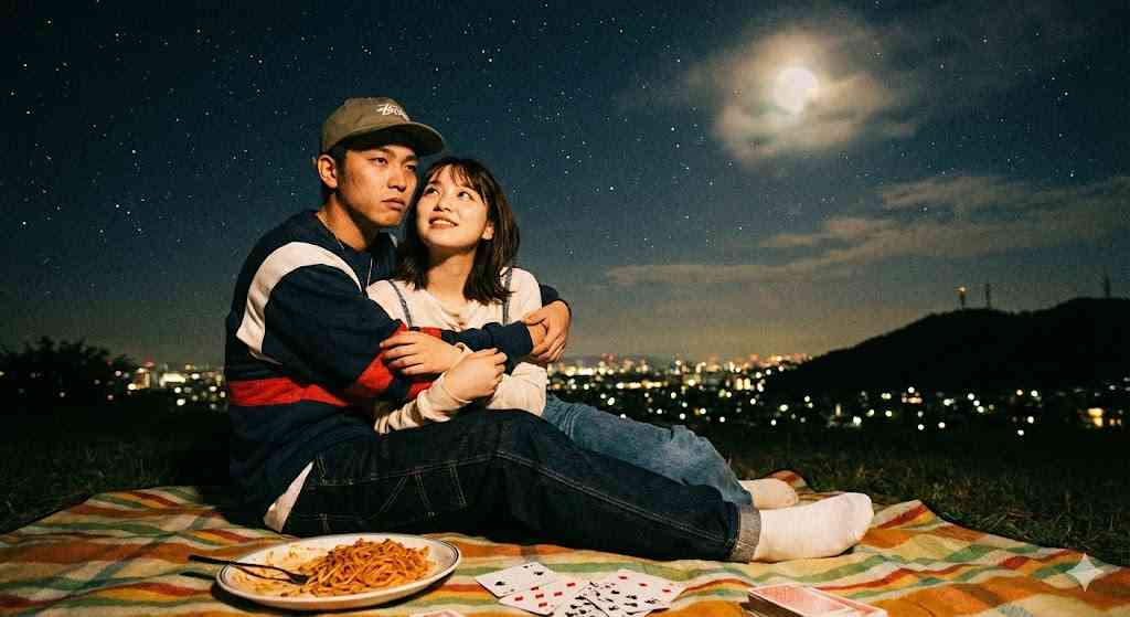 生成AIで、ある曲の歌詞を1枚のイメージ画像にしてもらうトピ