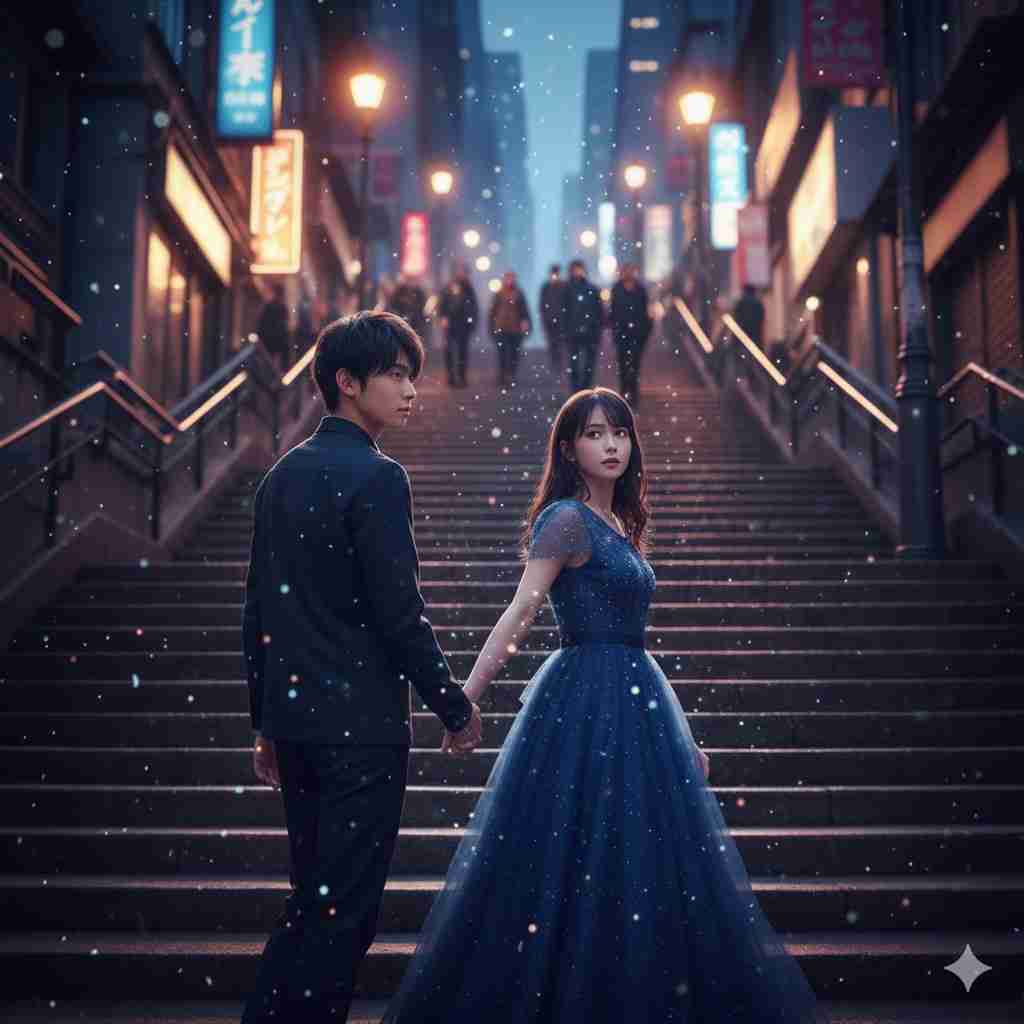 生成AIで、ある曲の歌詞を1枚のイメージ画像にしてもらうトピ