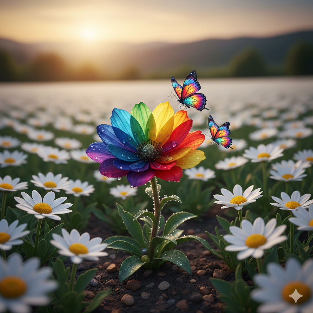 生成AIで、ある曲の歌詞を1枚のイメージ画像にしてもらうトピ