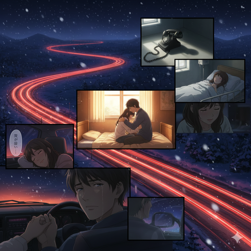 生成AIで、ある曲の歌詞を1枚のイメージ画像にしてもらうトピ