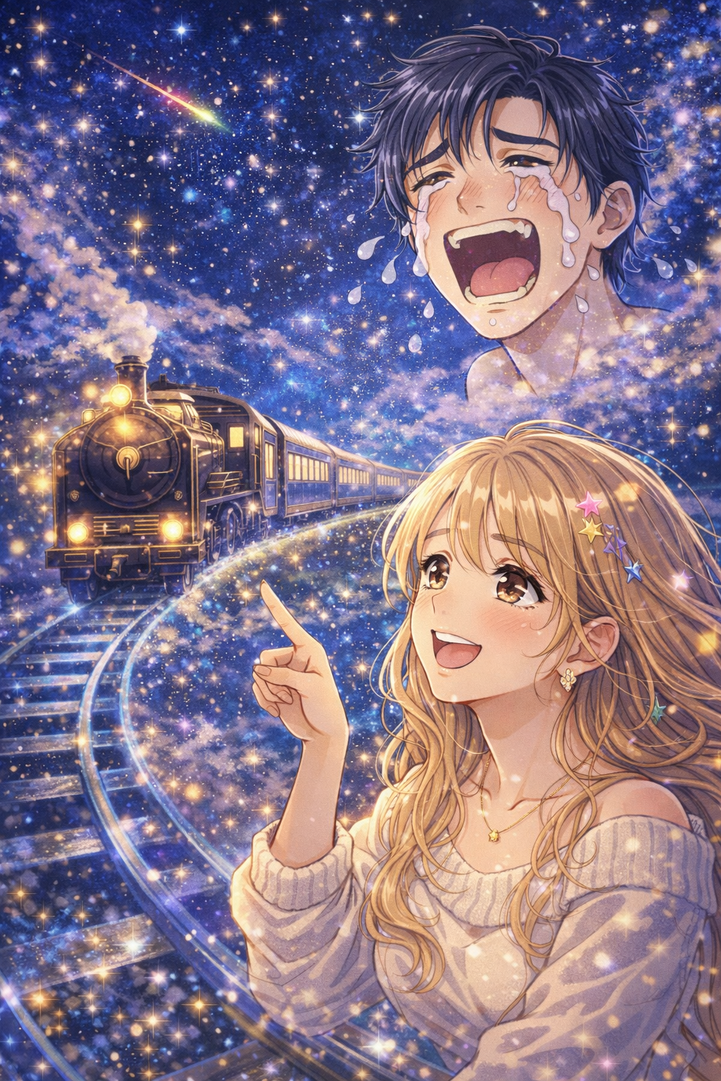 生成AIで、ある曲の歌詞を1枚のイメージ画像にしてもらうトピ