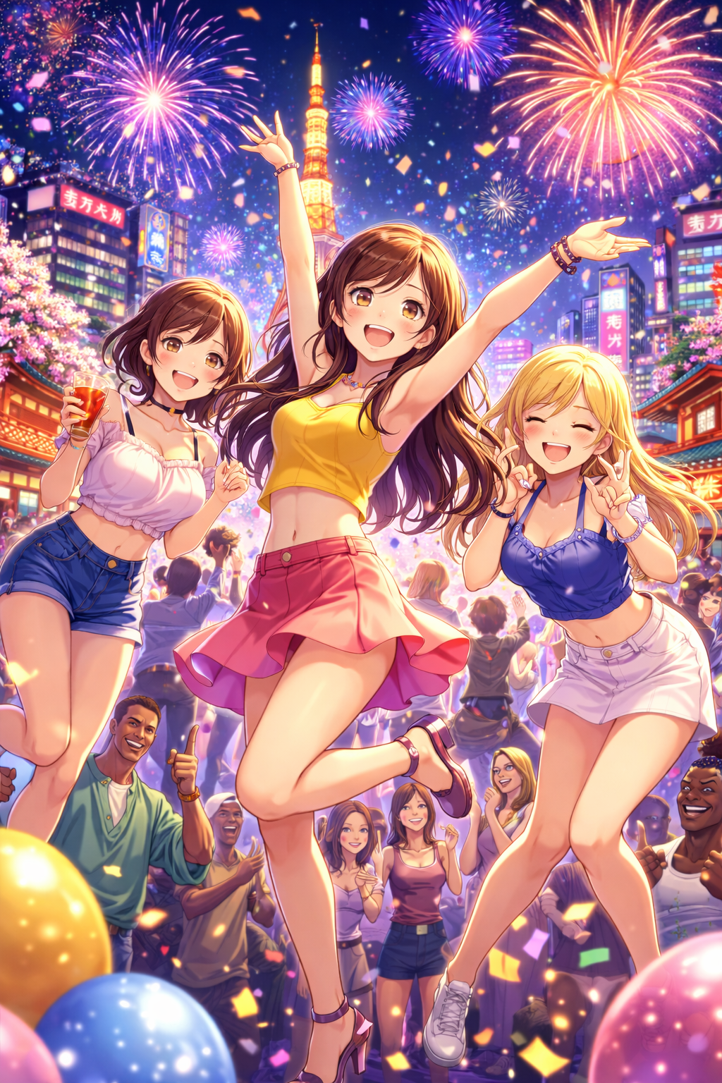 生成AIで、ある曲の歌詞を1枚のイメージ画像にしてもらうトピ