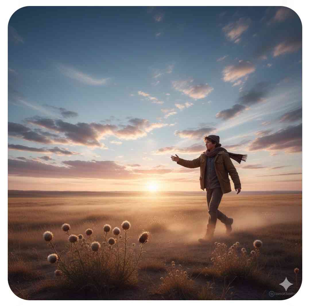 生成AIで、ある曲の歌詞を1枚のイメージ画像にしてもらうトピ