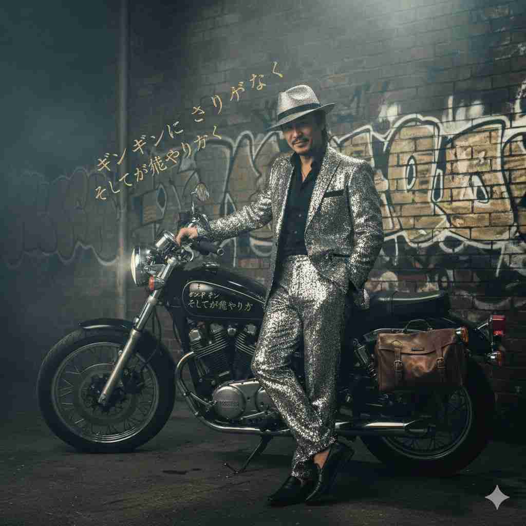 生成AIで、ある曲の歌詞を1枚のイメージ画像にしてもらうトピ