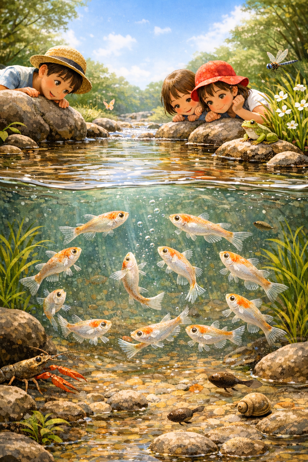 生成AIで、ある曲の歌詞を1枚のイメージ画像にしてもらうトピ