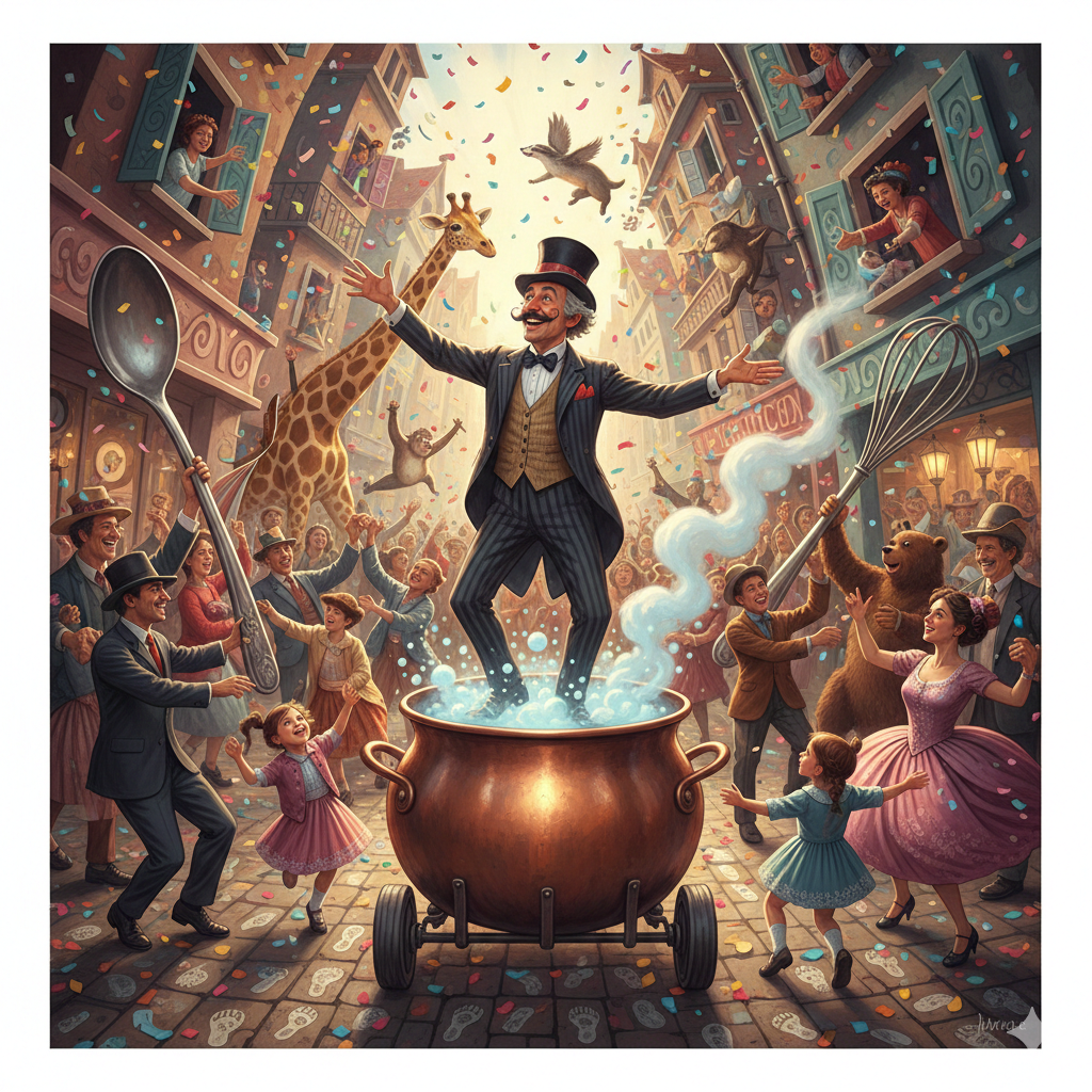 生成AIで、ある曲の歌詞を1枚のイメージ画像にしてもらうトピ