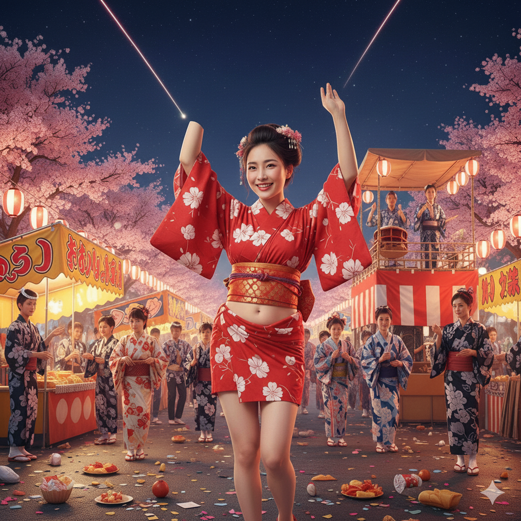 生成AIで、ある曲の歌詞を1枚のイメージ画像にしてもらうトピ