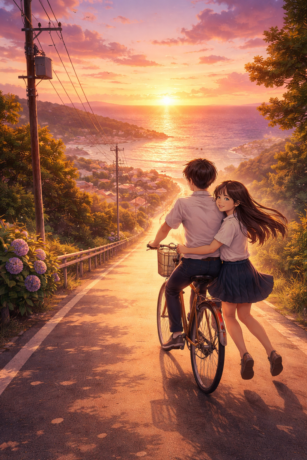 生成AIで、ある曲の歌詞を1枚のイメージ画像にしてもらうトピ