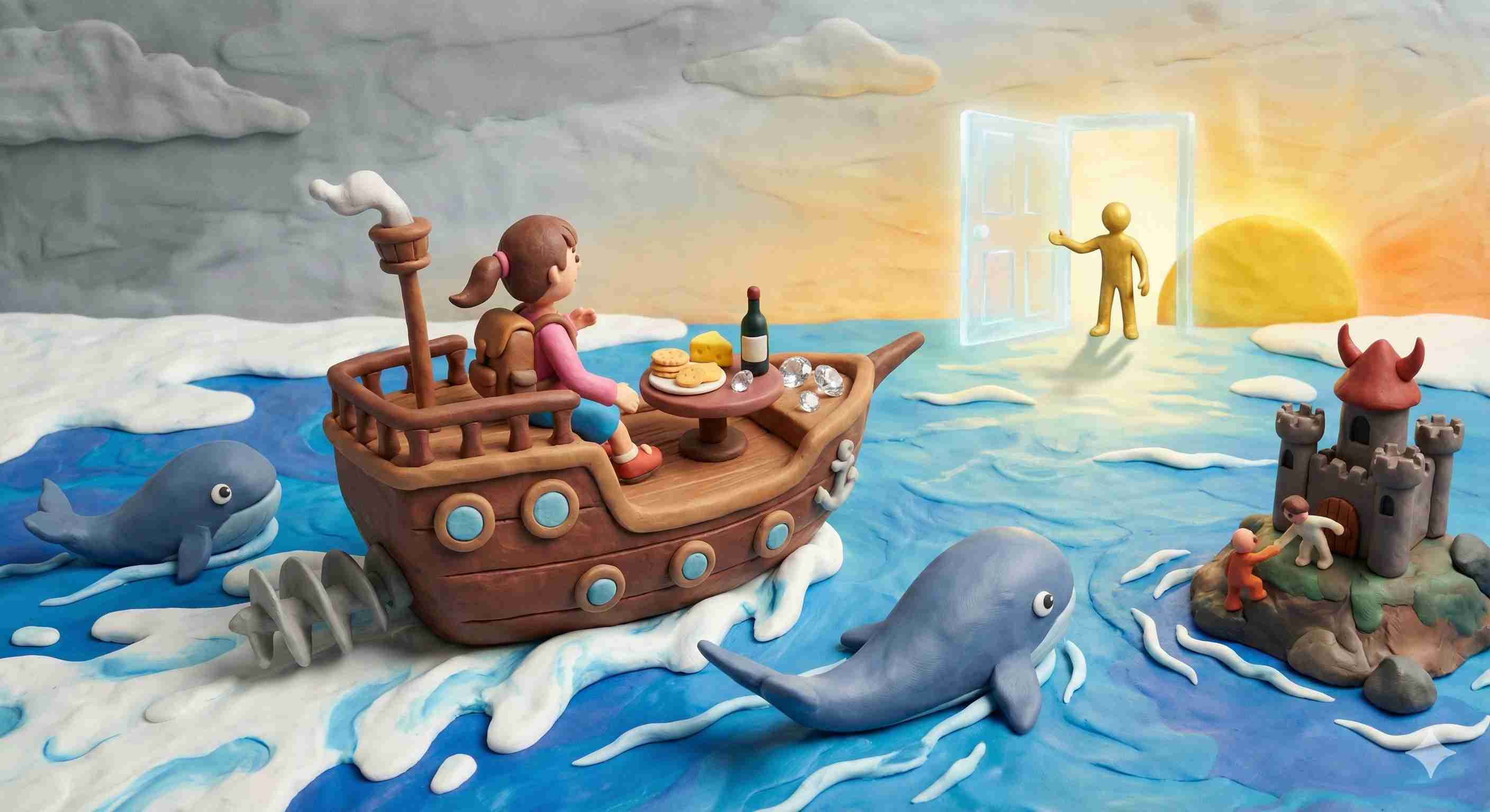 生成AIで、ある曲の歌詞を1枚のイメージ画像にしてもらうトピ