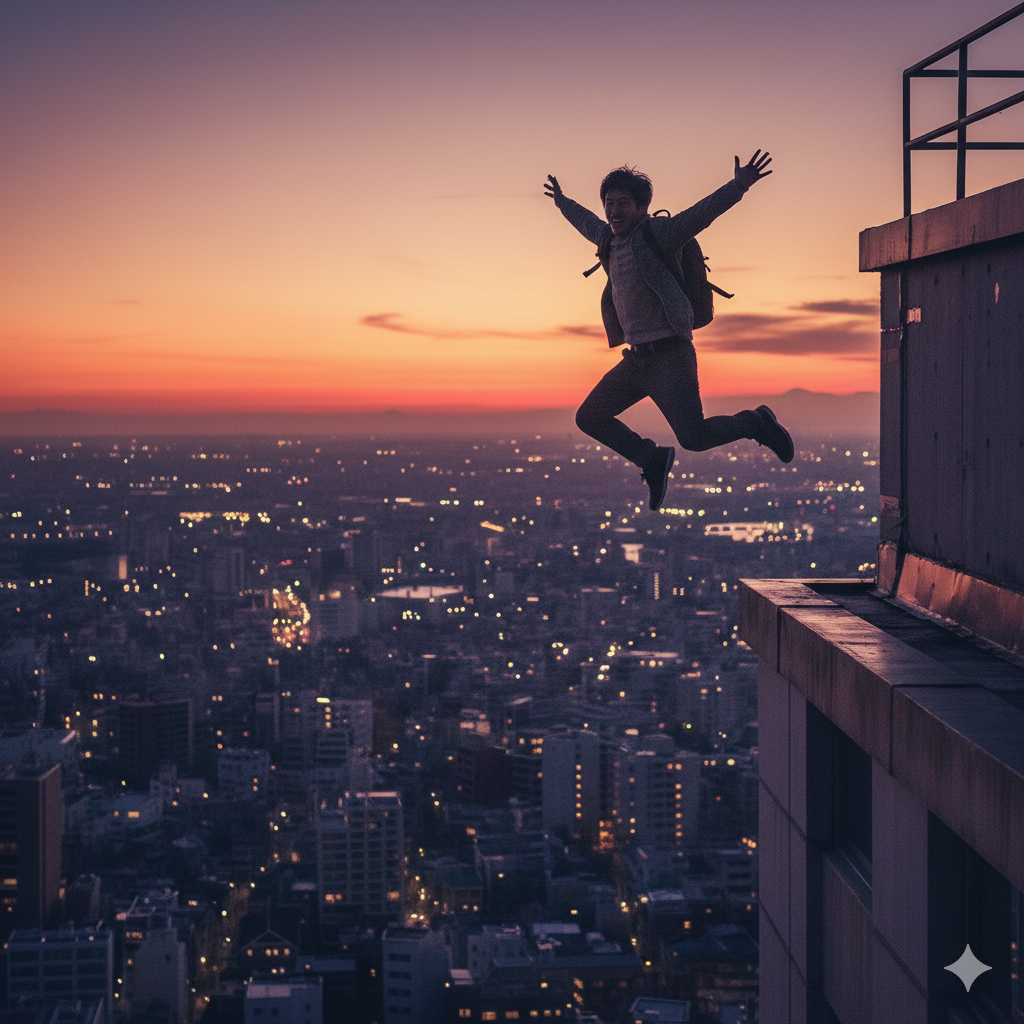 生成AIで、ある曲の歌詞を1枚のイメージ画像にしてもらうトピ