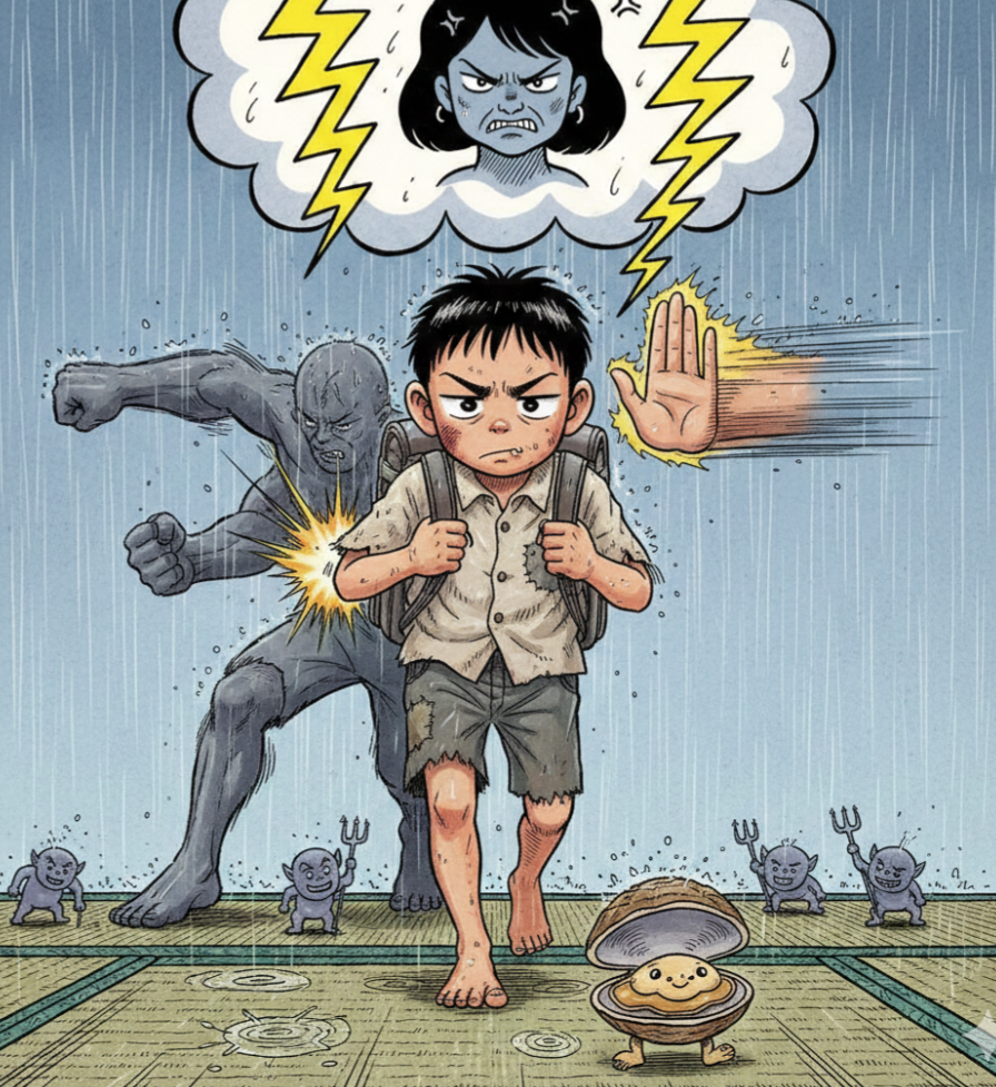 生成AIで、ある曲の歌詞を1枚のイメージ画像にしてもらうトピ