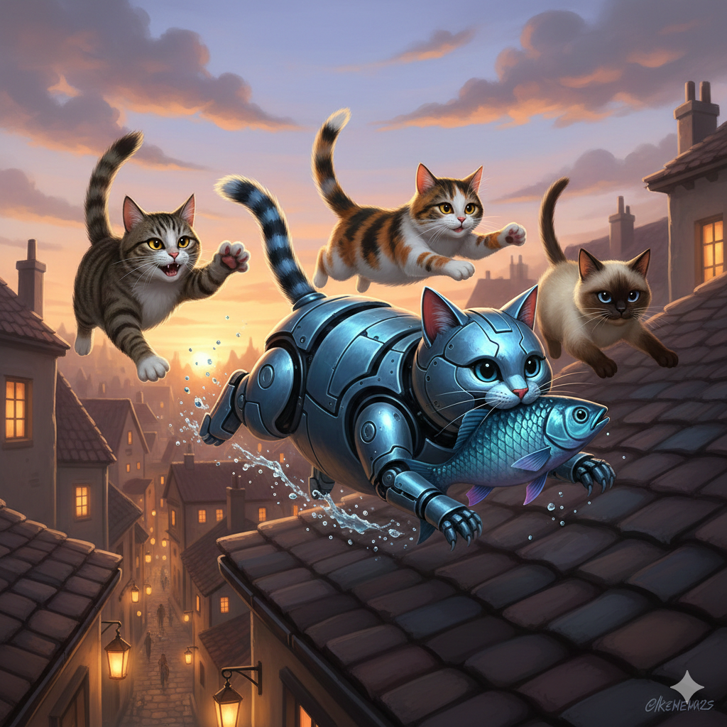 生成AIで、ある曲の歌詞を1枚のイメージ画像にしてもらうトピ