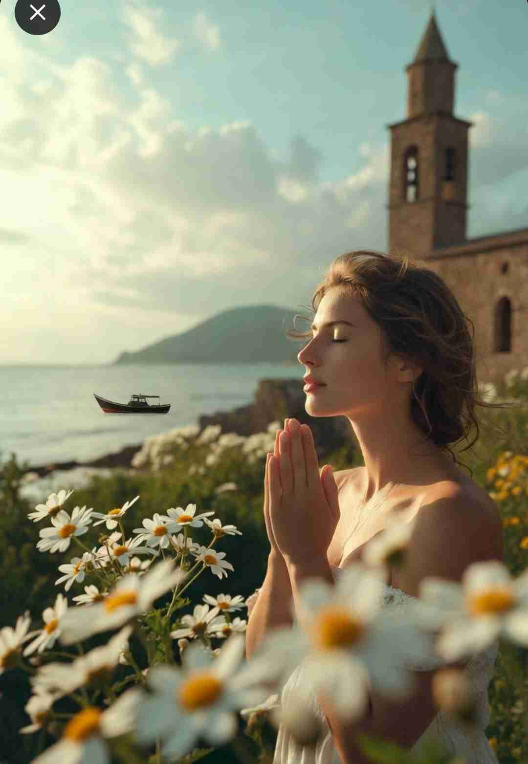 生成AIで、ある曲の歌詞を1枚のイメージ画像にしてもらうトピ