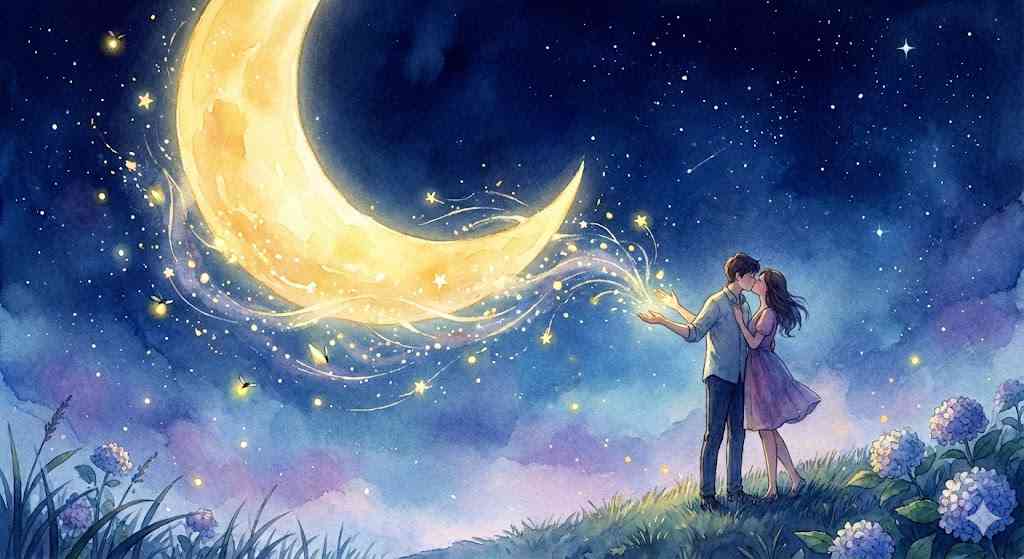 生成AIで、ある曲の歌詞を1枚のイメージ画像にしてもらうトピ