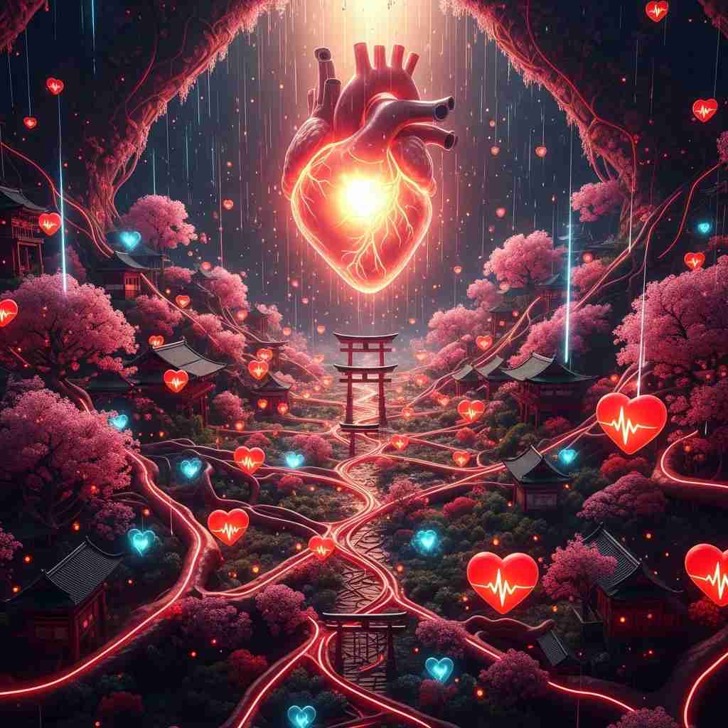 生成AIで、ある曲の歌詞を1枚のイメージ画像にしてもらうトピ