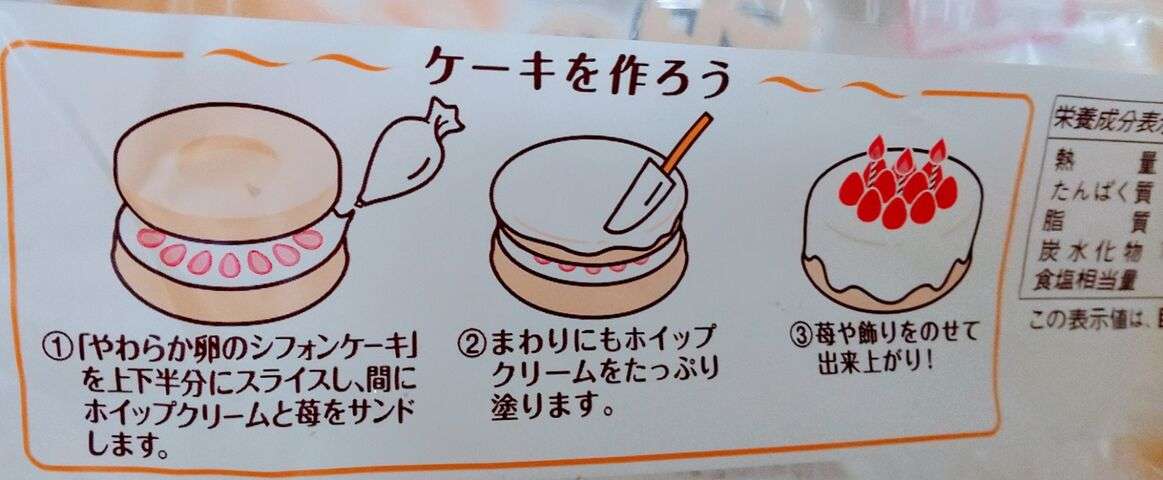 クリスマスケーキの代わりにするつもりのスイーツ