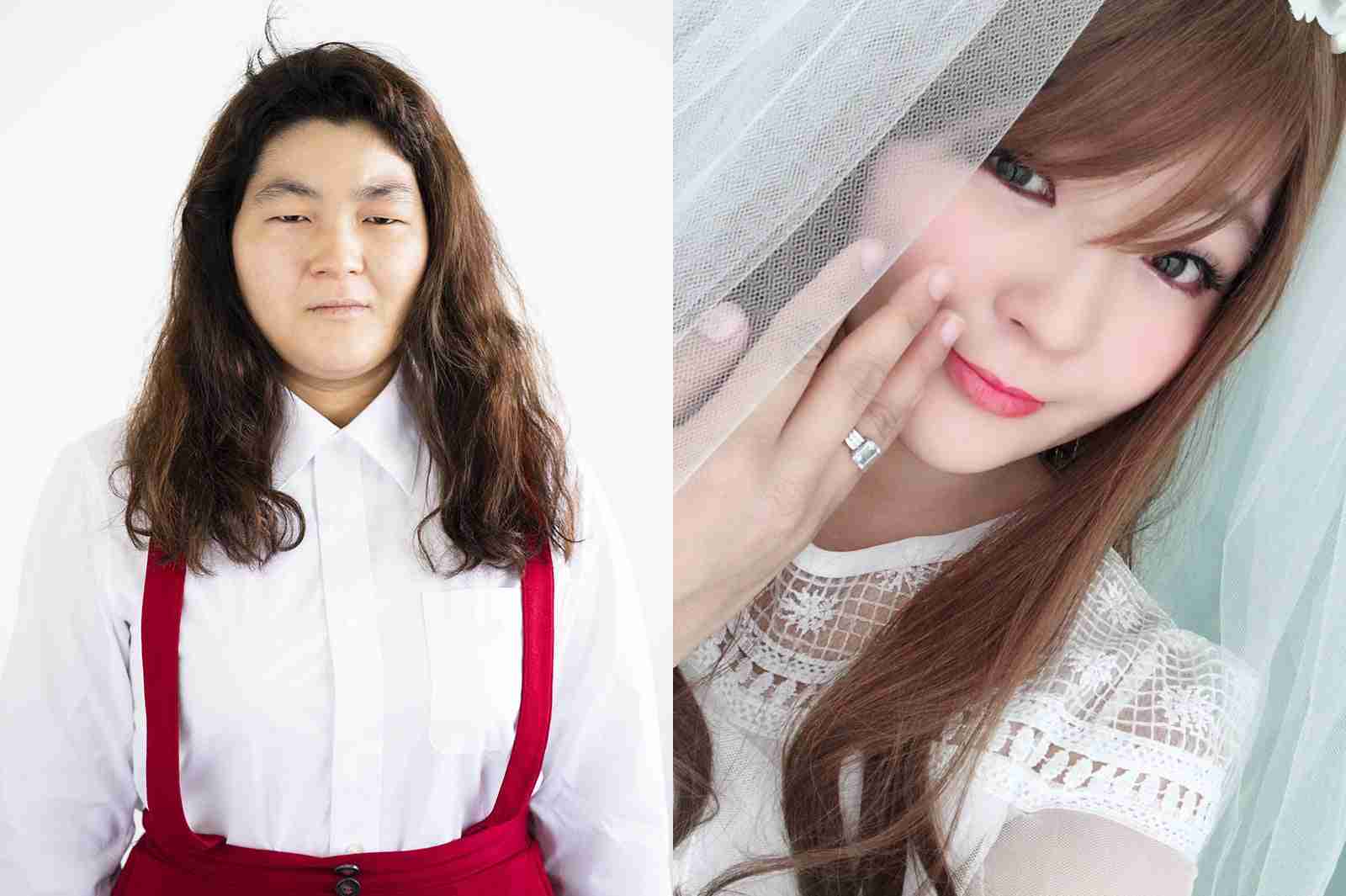 詐欺メイクしてる人