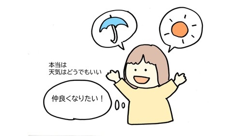 話すことが思い浮かばない