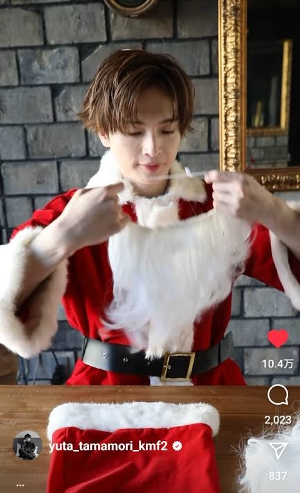 サンタ姿の芸能人が見たい