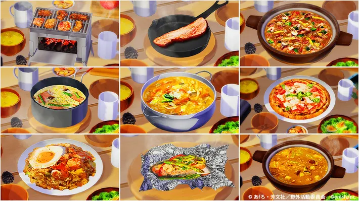 食べ物が美味しそうな漫画・アニメ・ゲーム