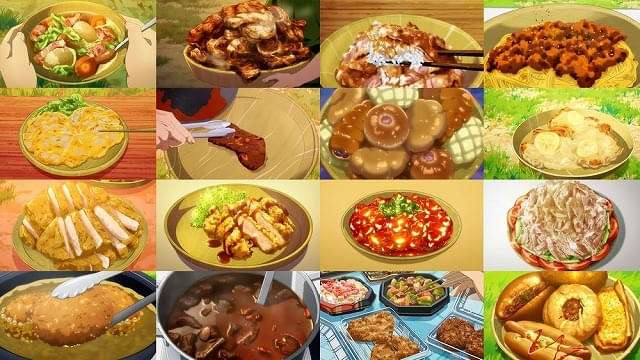 食べ物が美味しそうな漫画・アニメ・ゲーム