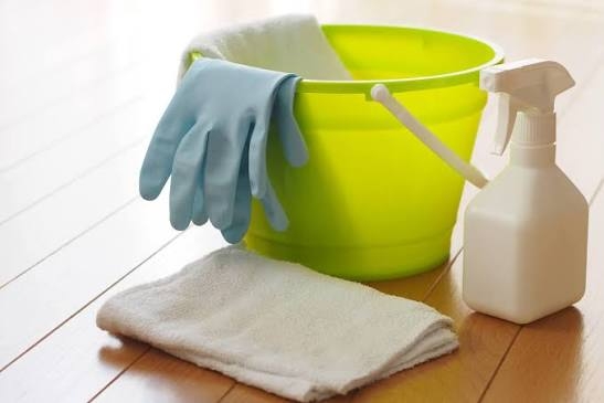 今日する予定の掃除と、その結果を報告するトピ