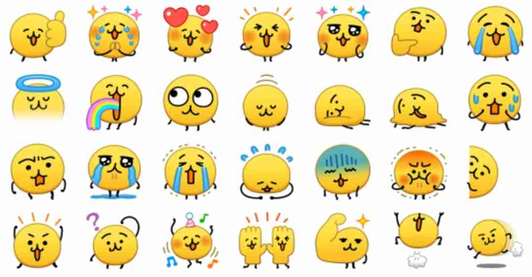 お気に入りのLINEスタンプ、絵文字
