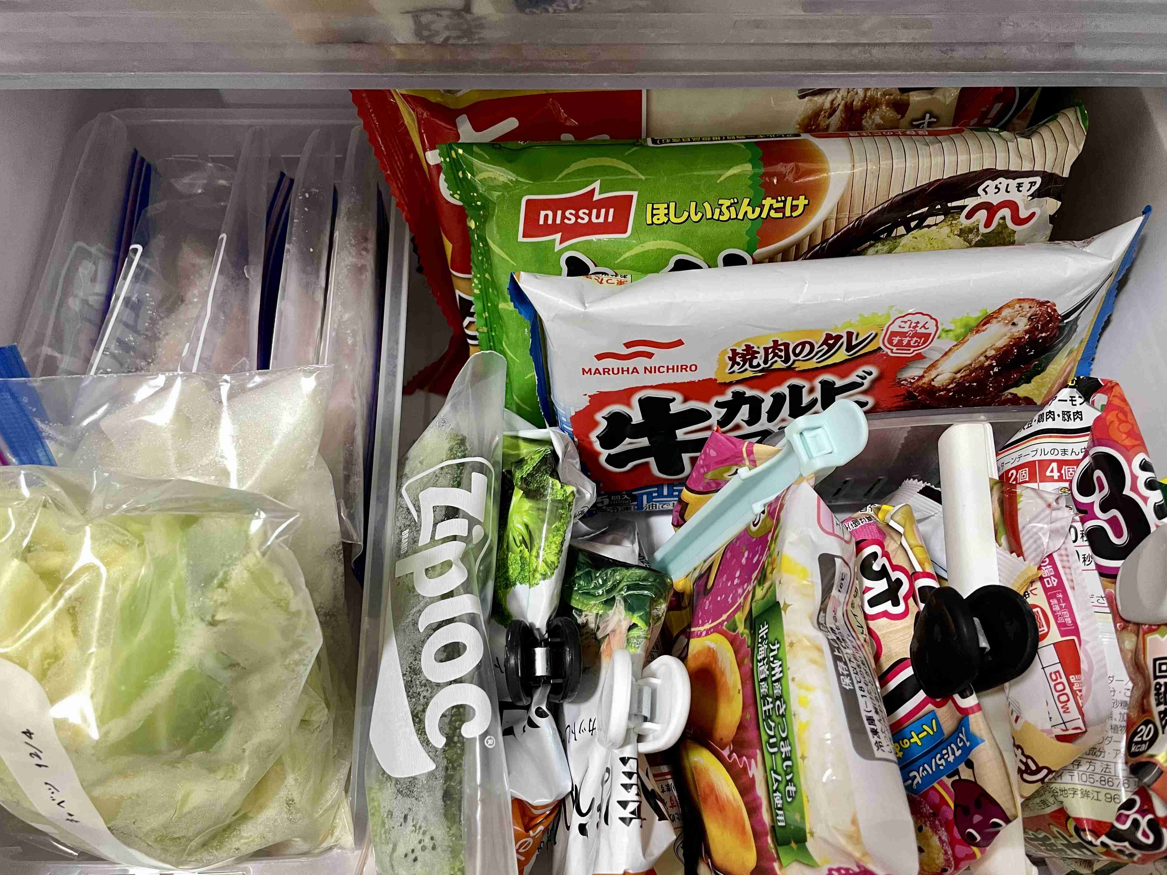 リアルな冷凍庫のなか