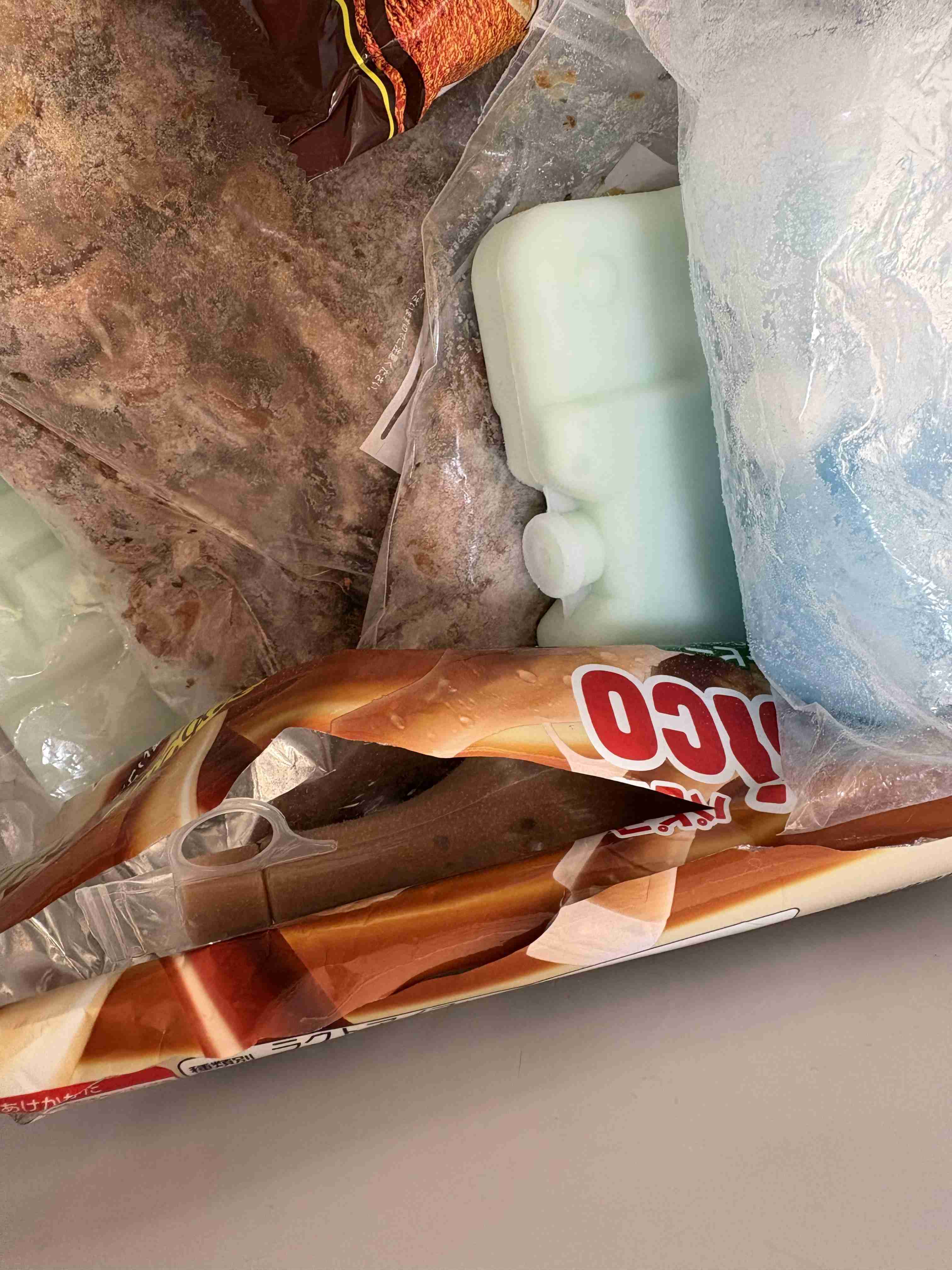 リアルな冷凍庫のなか