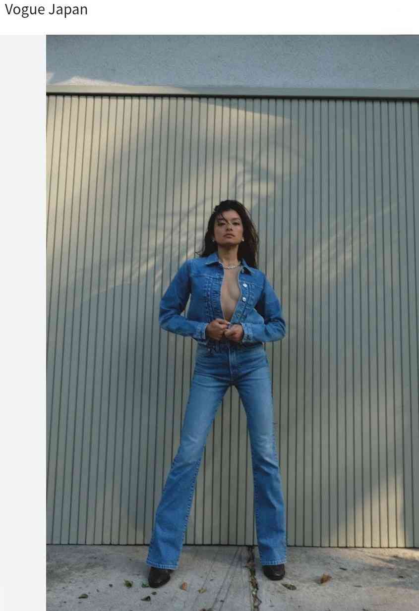 「身体の半分以上が脚」　176cm股下90cmの「無加工」全身ショットに衝撃「この長さはヤバい」