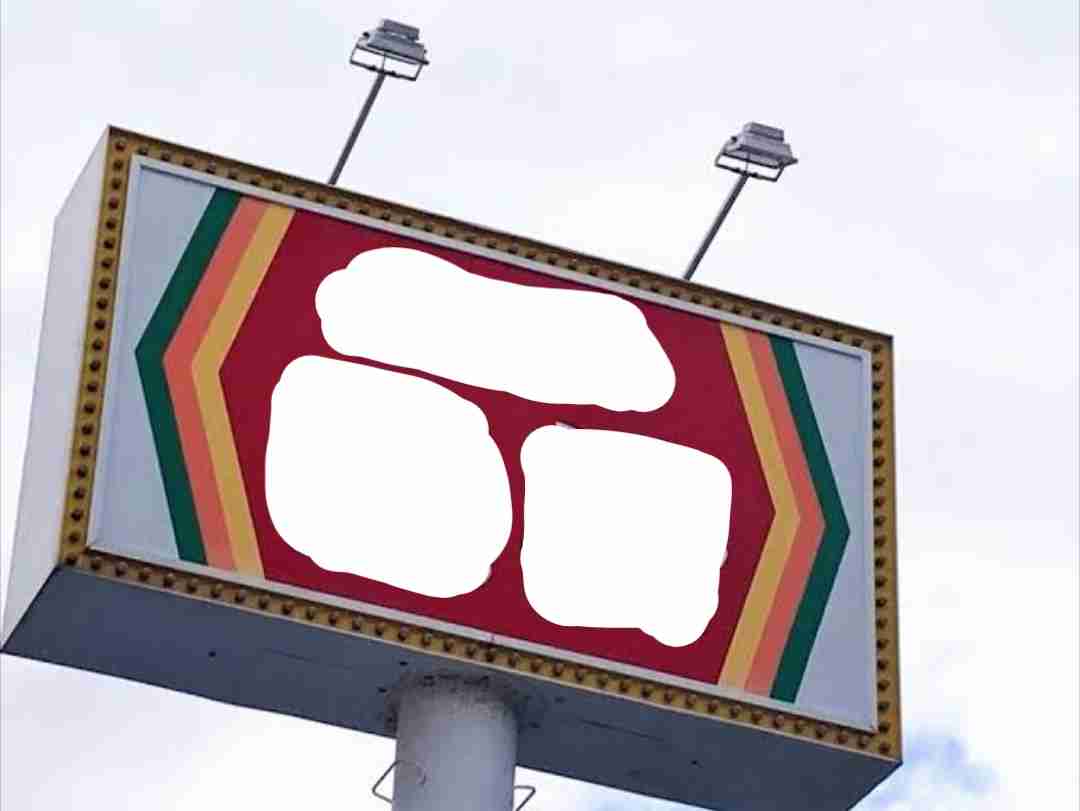 色だけで何の看板か当てて下さい