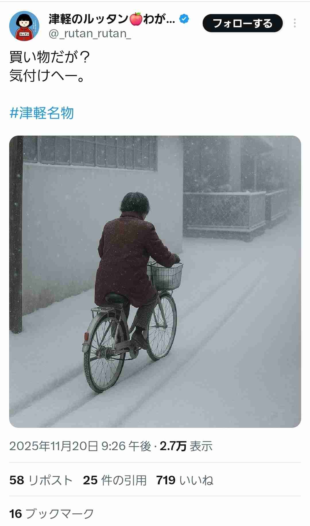 「もう異常です…」屋根雪落下で高齢夫婦が一時閉じ込めも　一時積雪167センチの青森市は除雪追いつかず生活が混乱