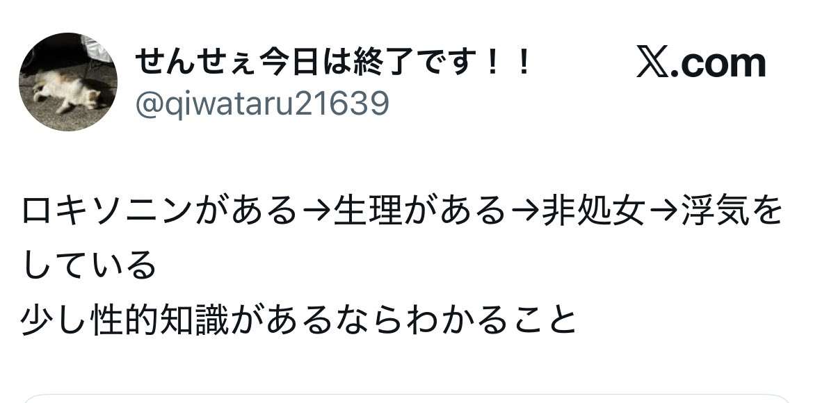 何言ってんだこいつ？と思った事
