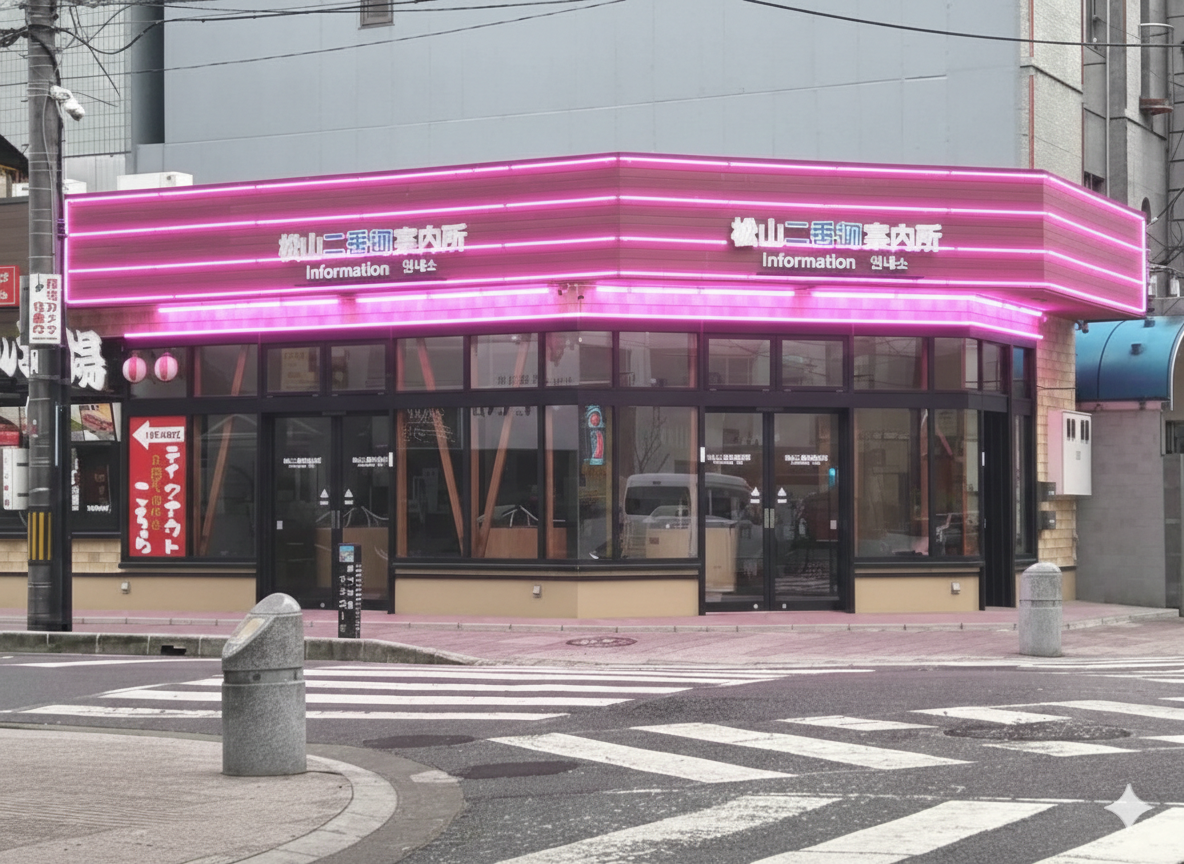 「これはだまされる」松山市にオープンした“観光案内所”、実態は風俗案内所だった…市民は困惑も自治体は「法的根拠を持った対応は難しい」