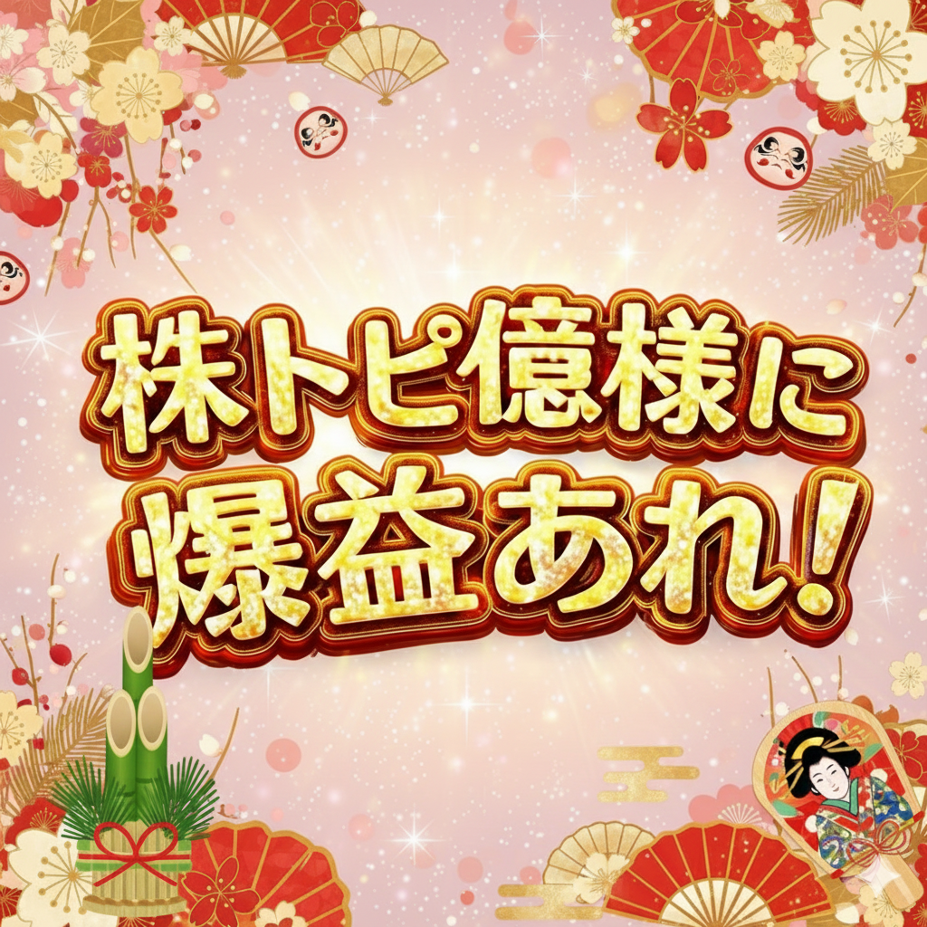 【1月】株トピ【2026年🎍】