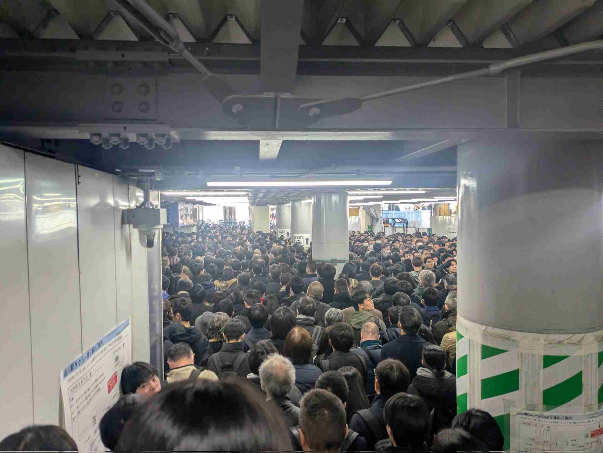 山手線全線で始発から運転見合わせ続く　京浜東北線の新橋－品川駅間は運転再開