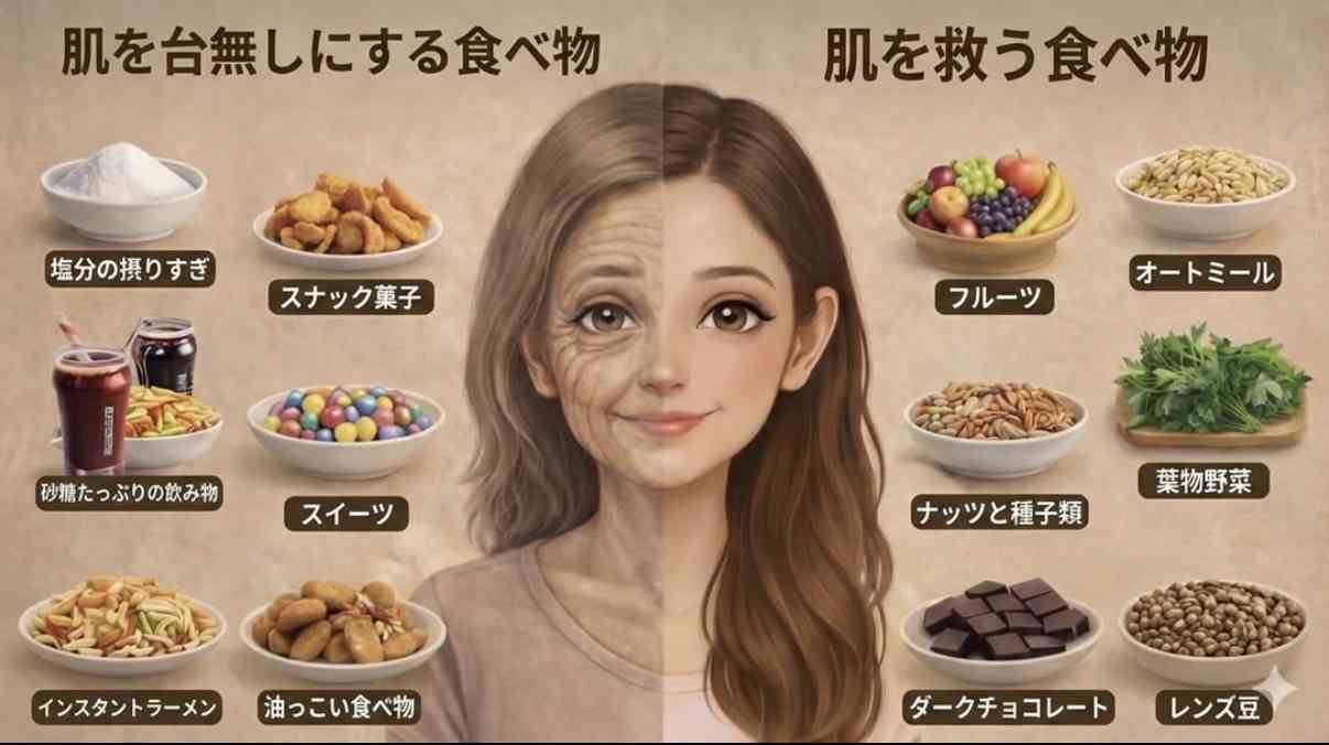 肌がオレンジっぽい人〜