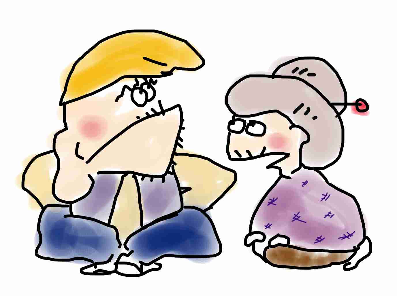 雑談しながらお絵描き【お題は出し合って】