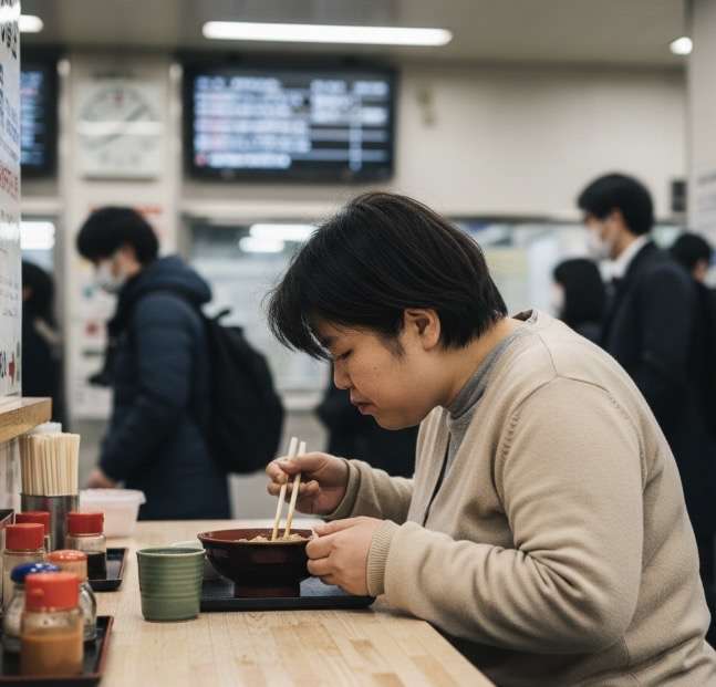 駅の立ち食いそば食べますか?