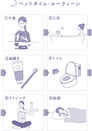 寝る前のルーティン