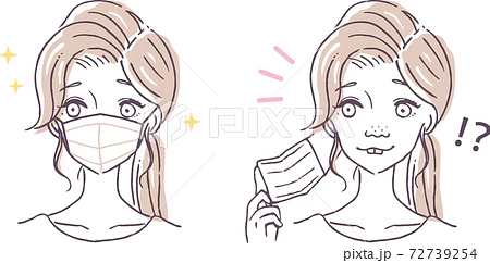 マスク美人だねと言われた