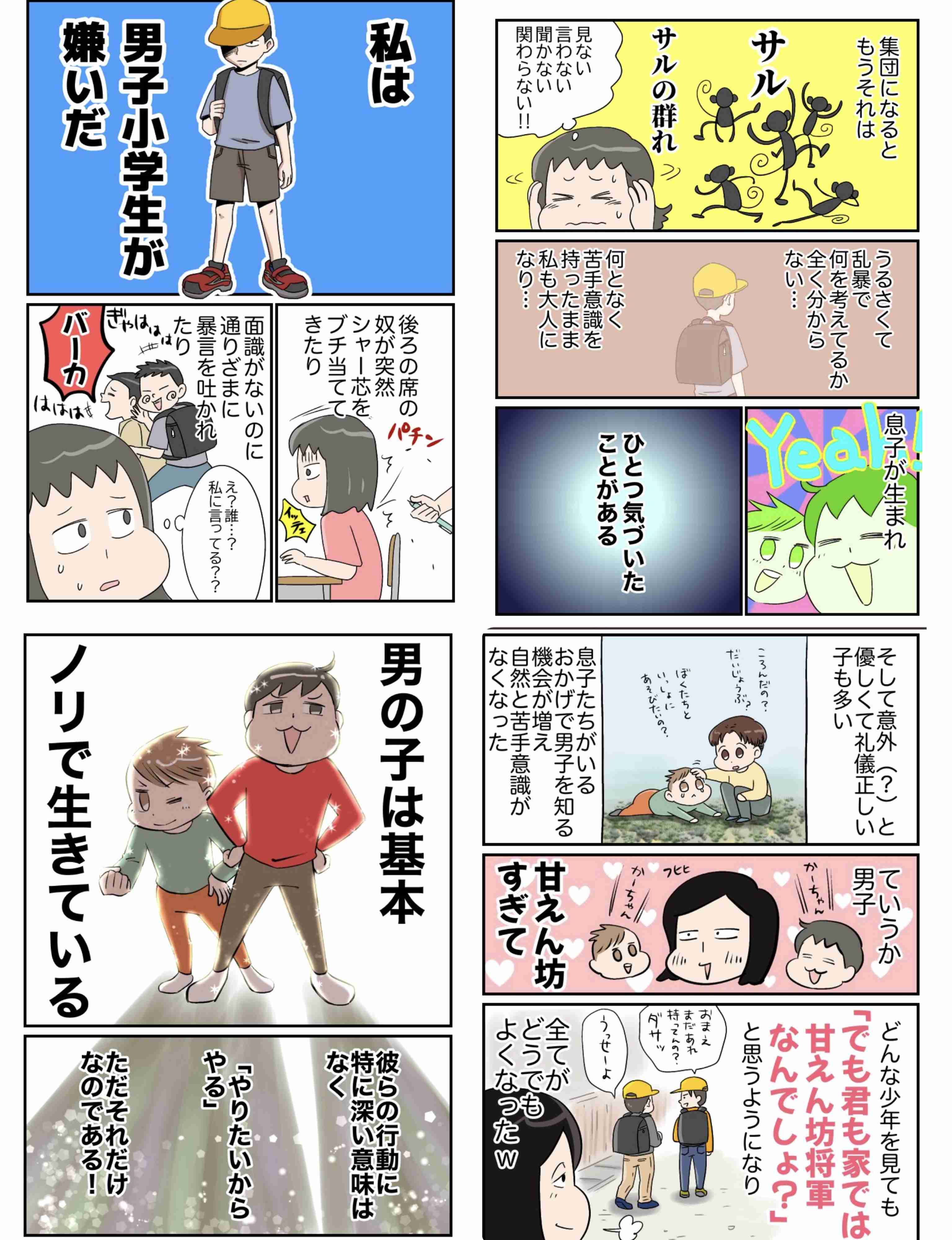 「男の子だから仕方ない」が嫌い