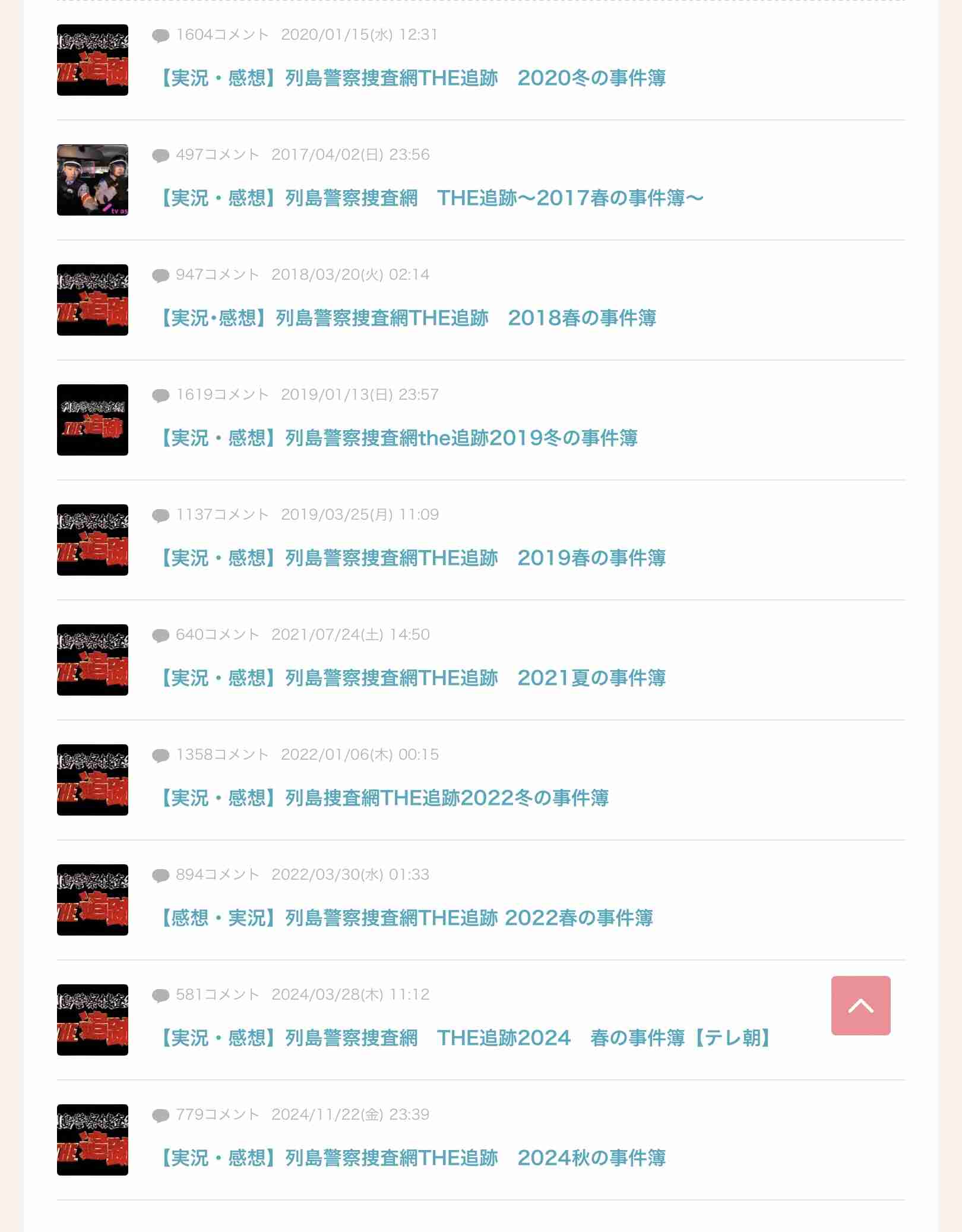 【実況・感想】列島縦断捜査網 THE 追跡 
