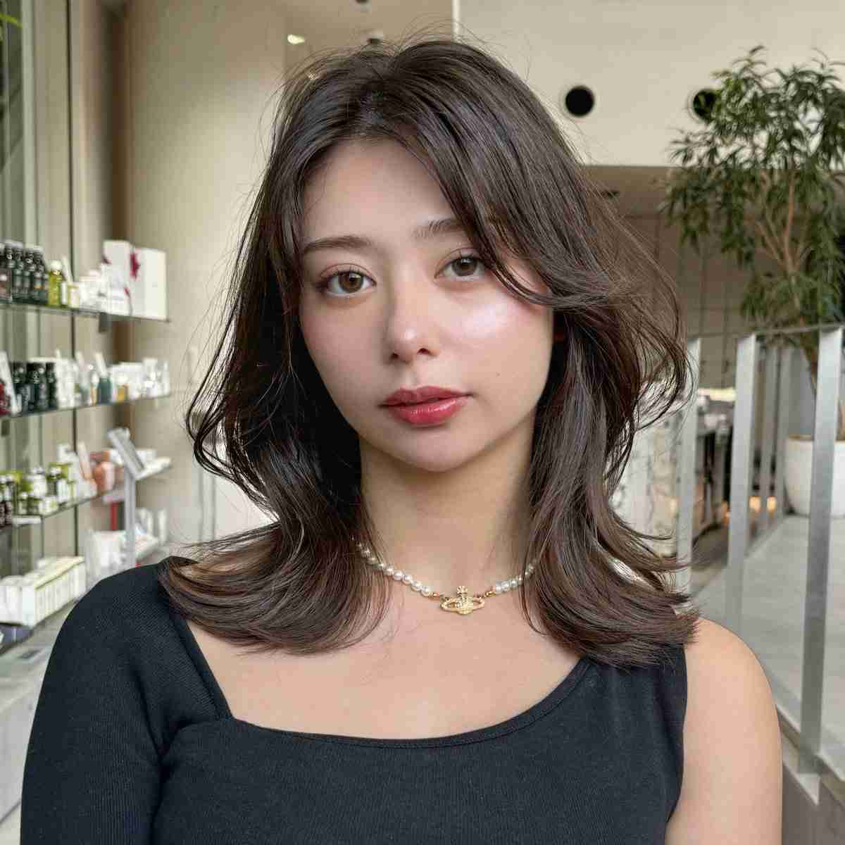 多毛、鉢張り、デコ狭さんのヘアスタイル