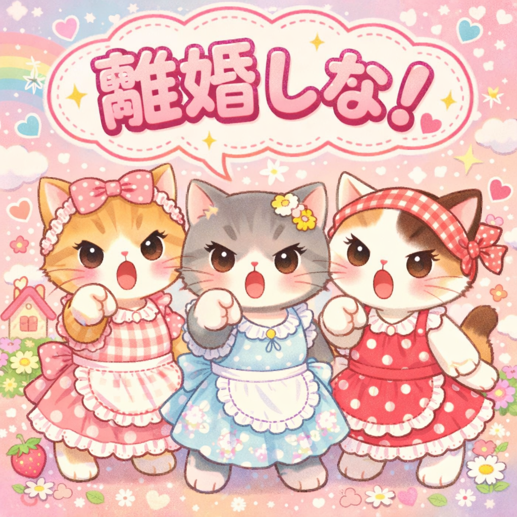 ［AI画像］離婚しな［作ってみよう‼️］